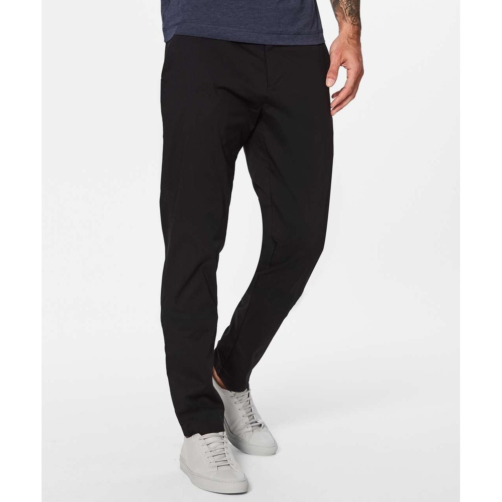 Lululemon Commission Pant Classic Swift Cotton Black ChinoS ABC Men's 31 M5440S